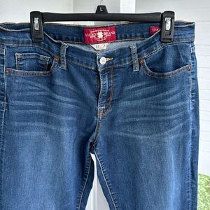 Lucky Brand, Charlie skinny, 12/31 long blue jeans